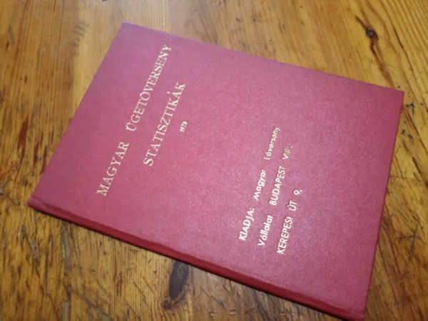Akció Magyar ügetőverseny statisztikák 1978
