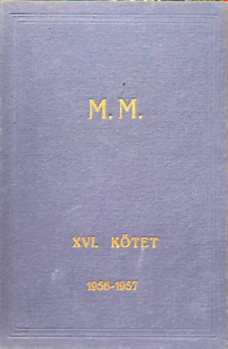 Bestseller Magyar Méneskönyv XVI. kötet 1956 - 1957