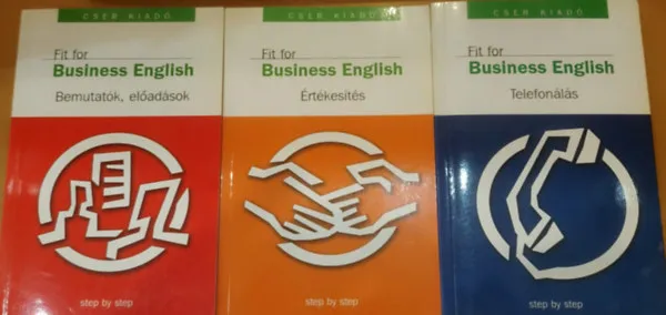 Bestseller 3 db Fit for Business English: Bemutatók, előadások + Értékesítés + Telefonálás