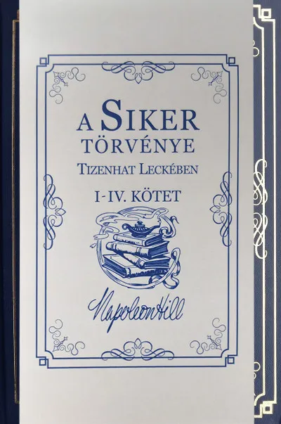 Újdonság A Siker Törvénye Tizenhat Leckében I-IV. Kötet