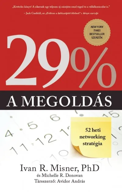 Végkiárusítás 29%, a megoldás - 52 heti stratégia a hatékony kapcsolatrendszer tudatos kiépítéséhez