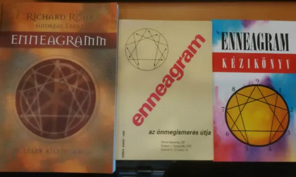 3 db Enneagram kézikönyv + Enneagram az önmegismerés útja + Enneagramm a lélek kilenc arca Korlátozott ajánlat