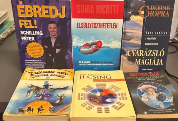 (6 darab) Misztikus erők: Élet a születés előtt; A varázsló mágiája; Ji csing haladóknak; Titokzatos erők- csodás esetek; Elsüllyeszthetetlen; Ébredj fel Vedd meg online