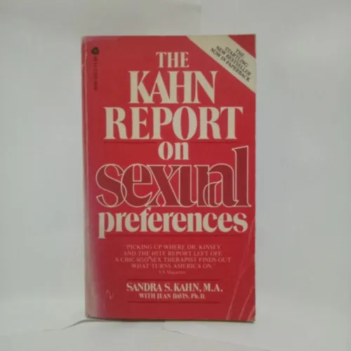 The Kahn Report on Sexual Preferences Alacsony ár