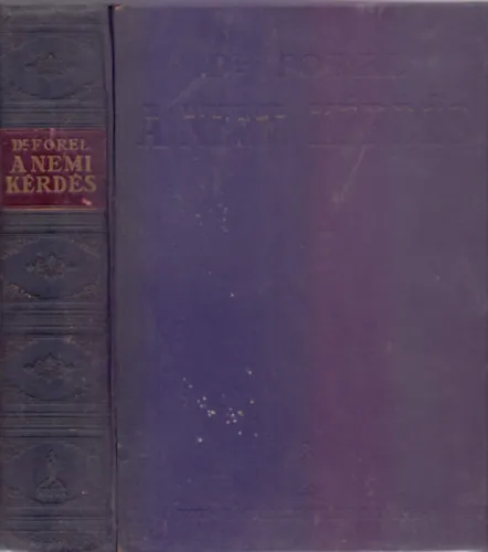 Legjobb ár A nemi kérdés (Fordította dr. Fülöp Zsigmond)