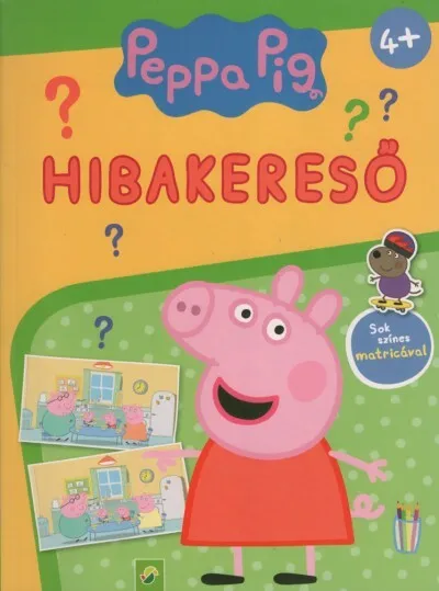 Peppa malac: Hibakereső - Sok színes matricával Árcsökkenés