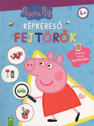 Nézd meg most Peppa Malac: Képkereső fejtörők - Sok-sok színes matricával