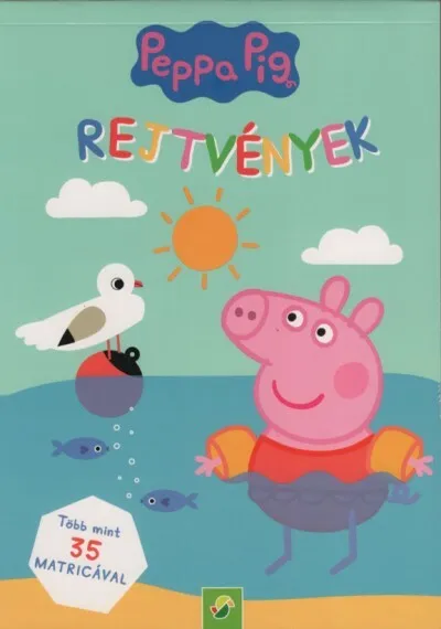 Akció Peppa Malac: Rejtvények - Több mint 35 matricával