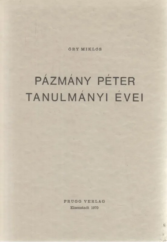 Pázmány Péter tanulmányi évei Árcsökkenés