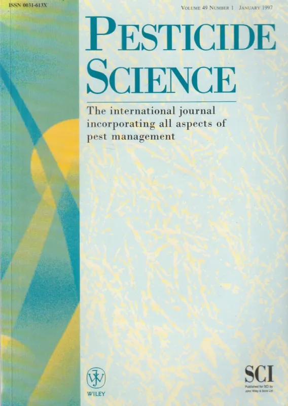 Utolsó esély Pesticide Science Volume 49, Number 1 January 1997