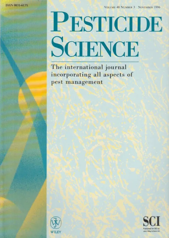 Ne maradj le Pesticide Science Volume 48, Number 3 November 1996
