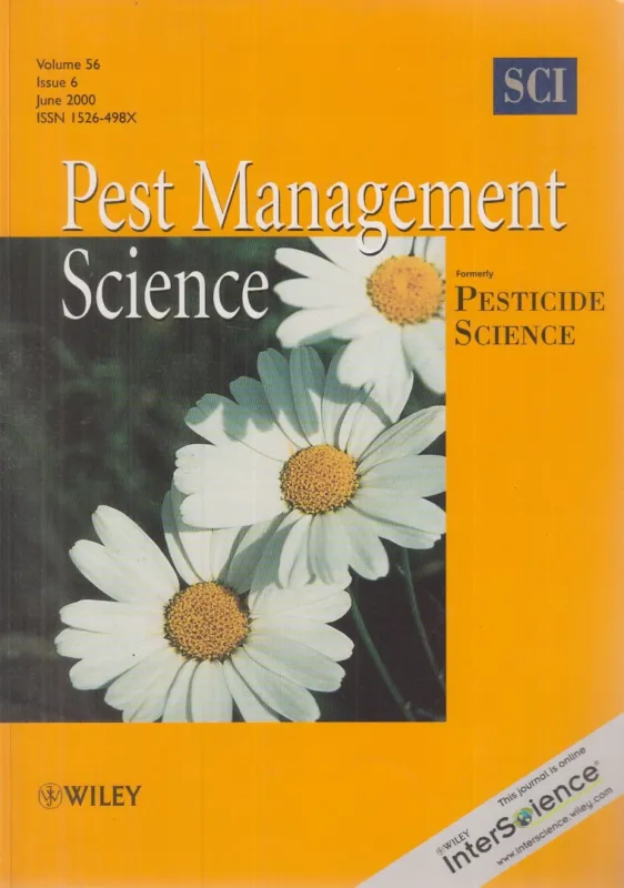 Gyors kiszállítás Pest Management Science Volume 56 Issue 6 June 2000