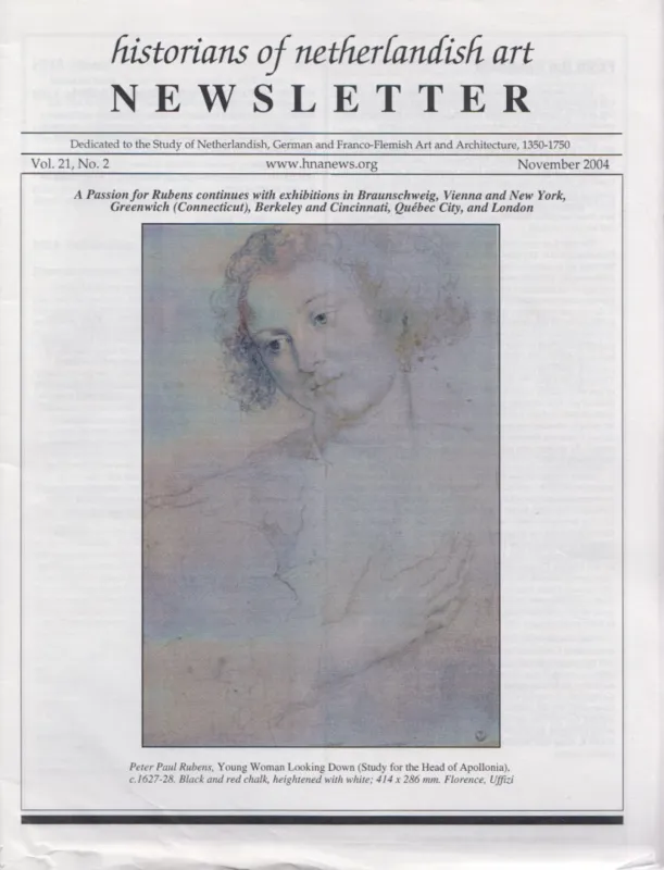 Vedd meg online Historians of Netherlandish Art Newsletter November 2004