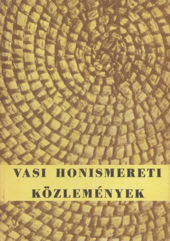 Vasi honismereti közlemények 1979. Olcsó