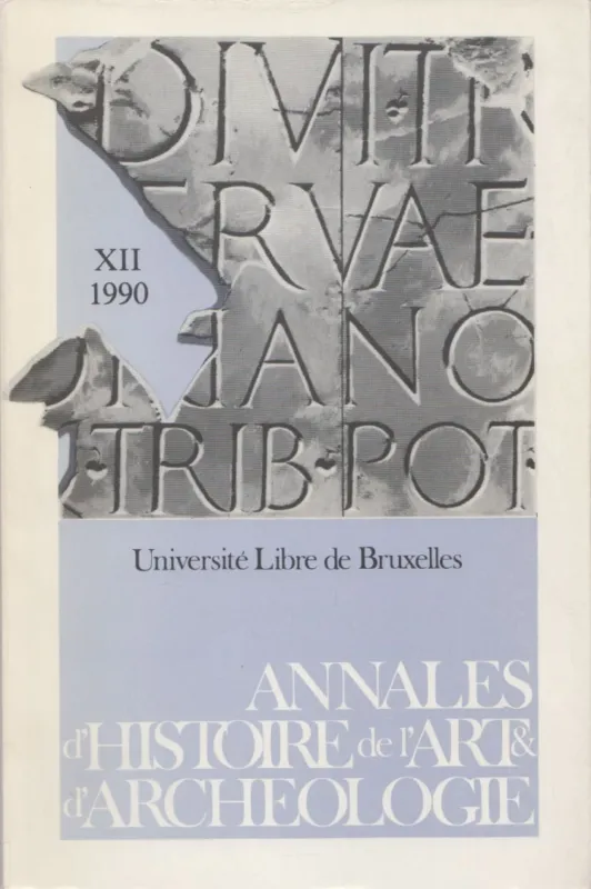 Legkelendőbb Annales d'Histoire de l'Art et d'Archéologie