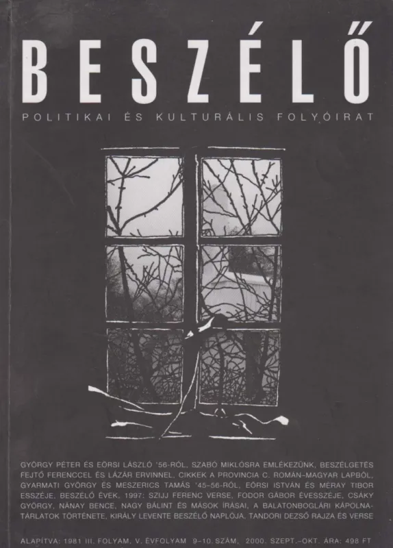 Beszélő 2000. szeptember-október 9-10. szám Outlet