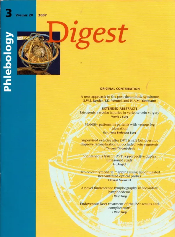 Bestseller Phlebology Digest 2007/3 Volume 20