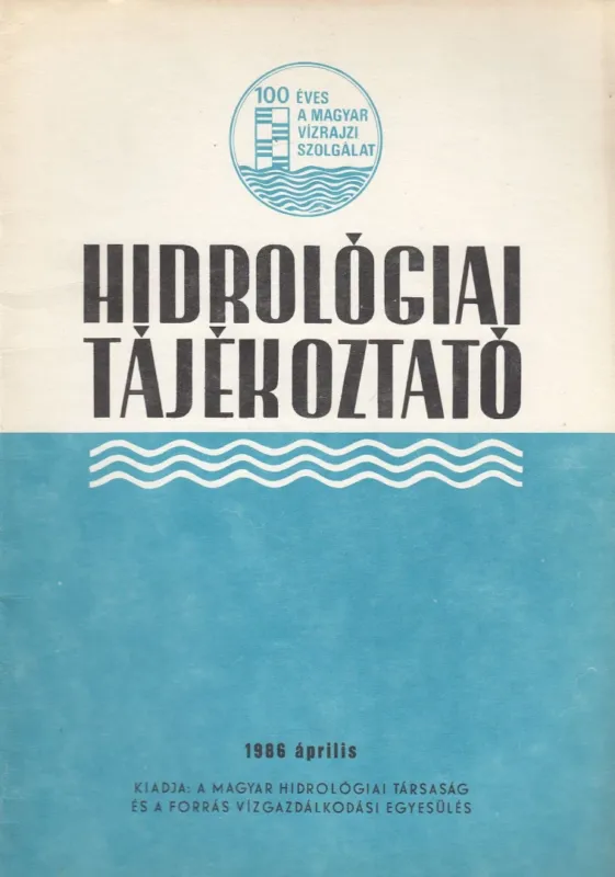 Akció Hidrológiai Tájékoztató 1986 április