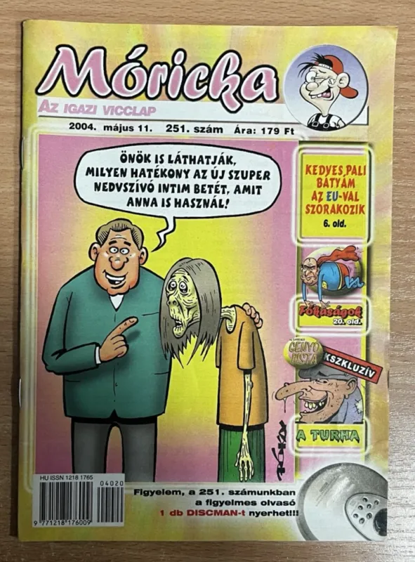 Móricka 251. - 2004. május 11. Kiárusítás