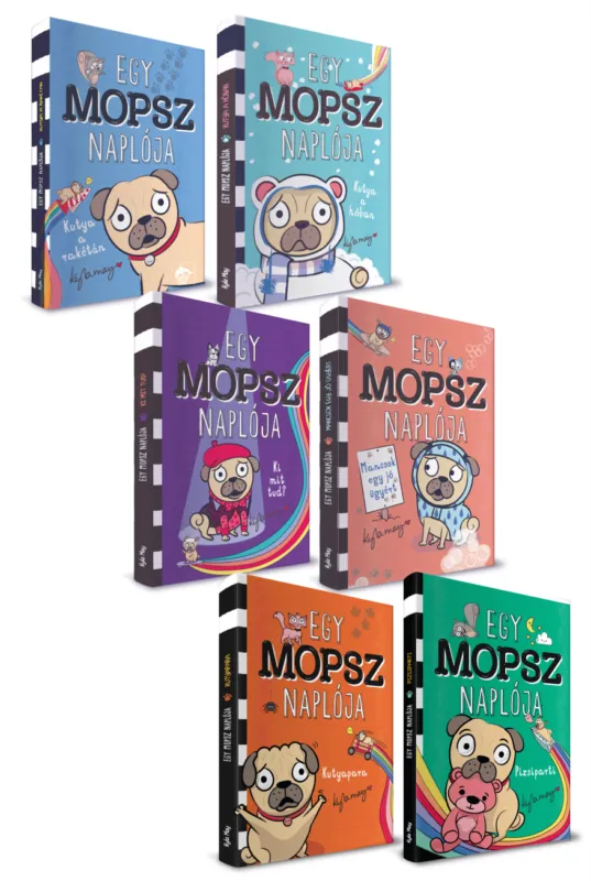 Egy mopsz naplója könyvcsomag Gyors szállítás